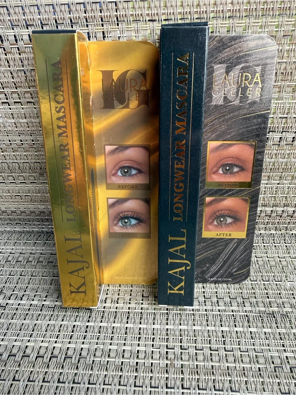 Laura Geller Kajal Longwear Mascara Black NIB | Full Size | Lot of 2